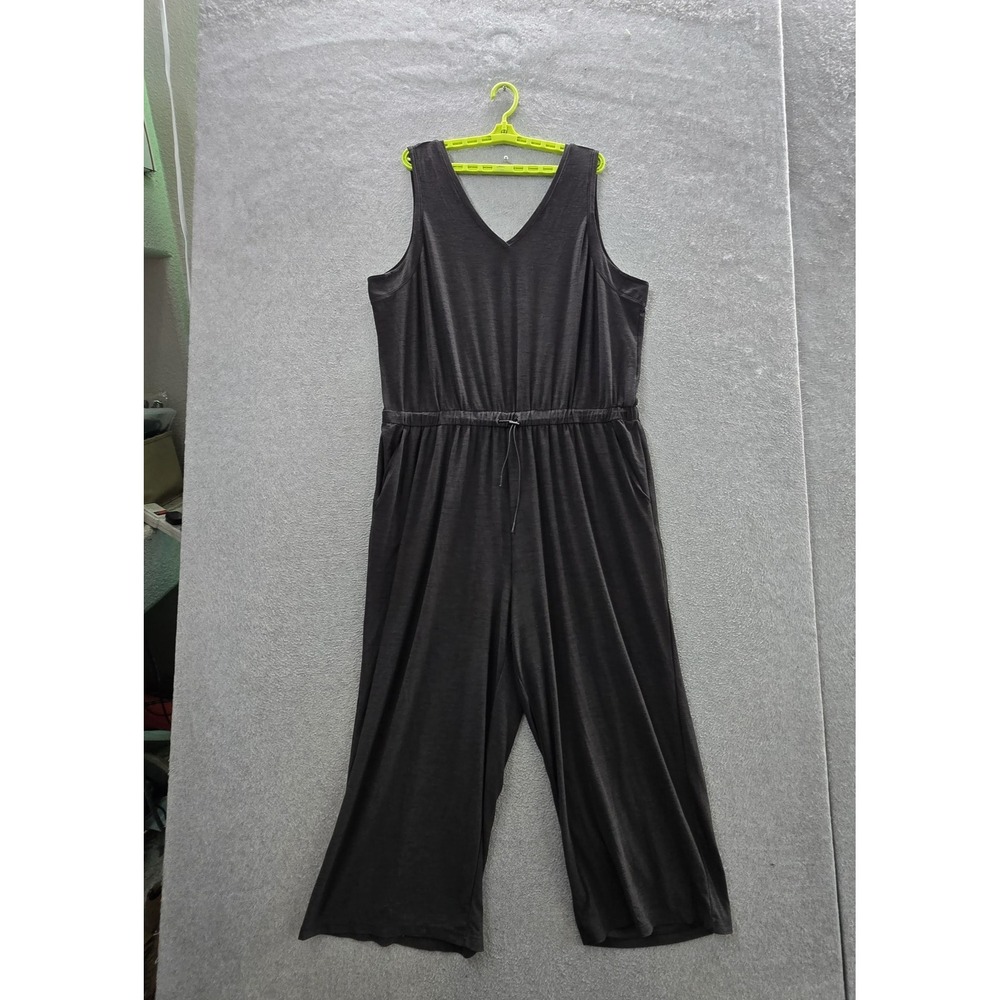 Old‎ Navy Active Women Jumpsuit XXL Gray Breathe On Relaxed Sleeveless